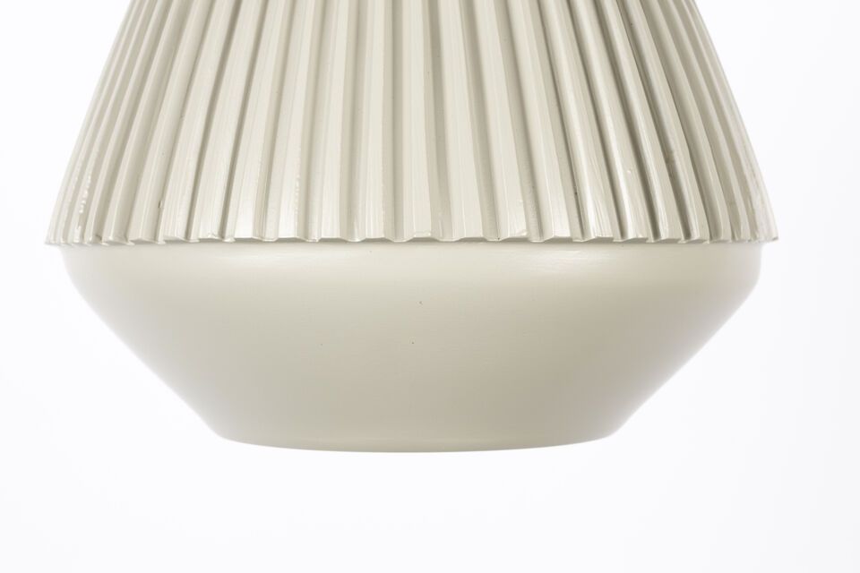 Pendant in beige aluminium Aysa - 4