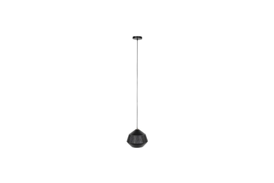 Pendant in black aluminium Aysa - 4