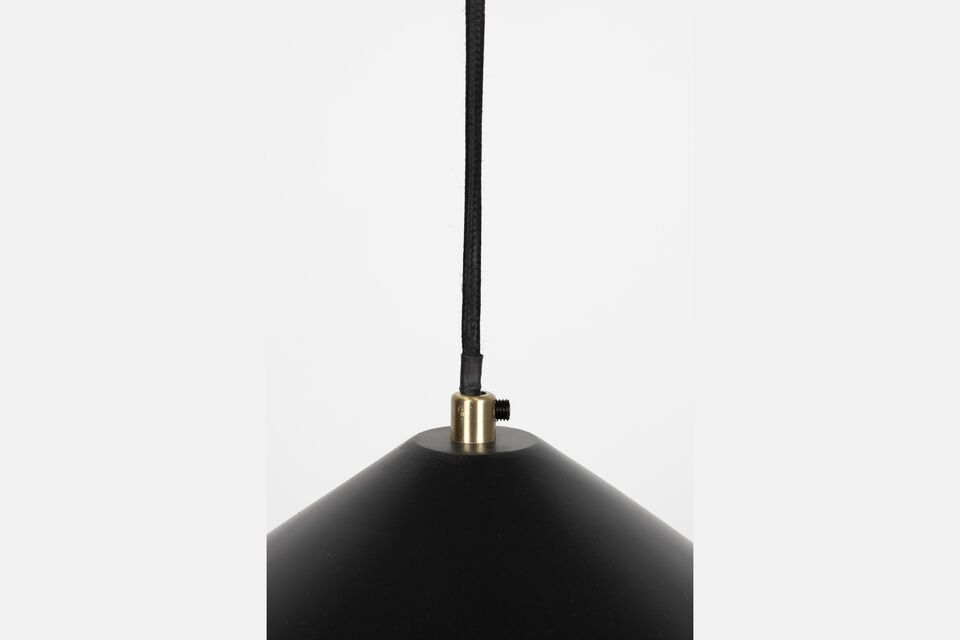 Pendant in black aluminium Aysa - 5