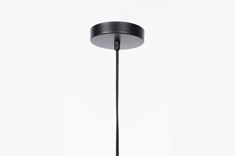 Pendant in black aluminium Aysa - 8