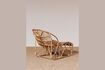 Miniature Pensao light rattan chaise longue 3