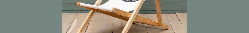 Material Details Pente light wood garden chair