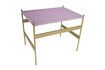 Miniature Peri ochre cotton bench 7