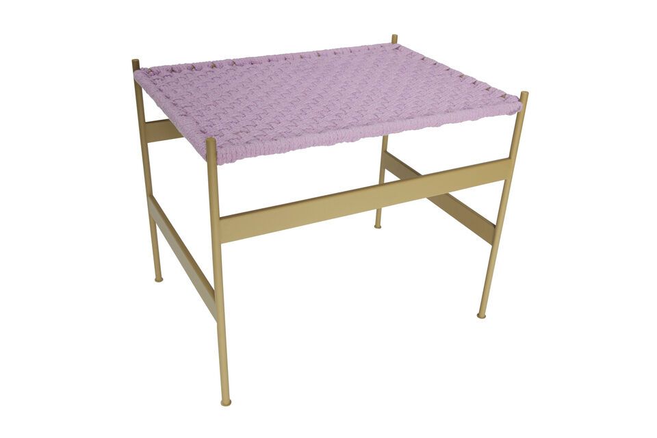 Peri ochre cotton bench - 5