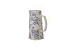 Miniature Petunia blue stoneware pitcher 1