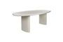 Miniature Piastro white plaster table Clipped