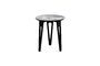 Miniature Pierre black wooden side table Clipped