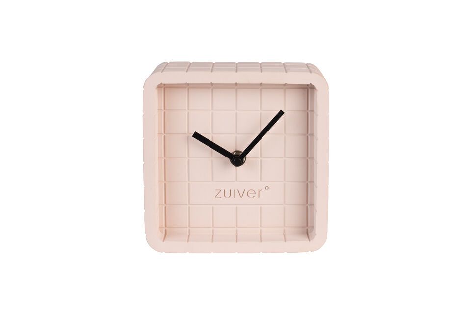 Pink concrete clock Cute - 4