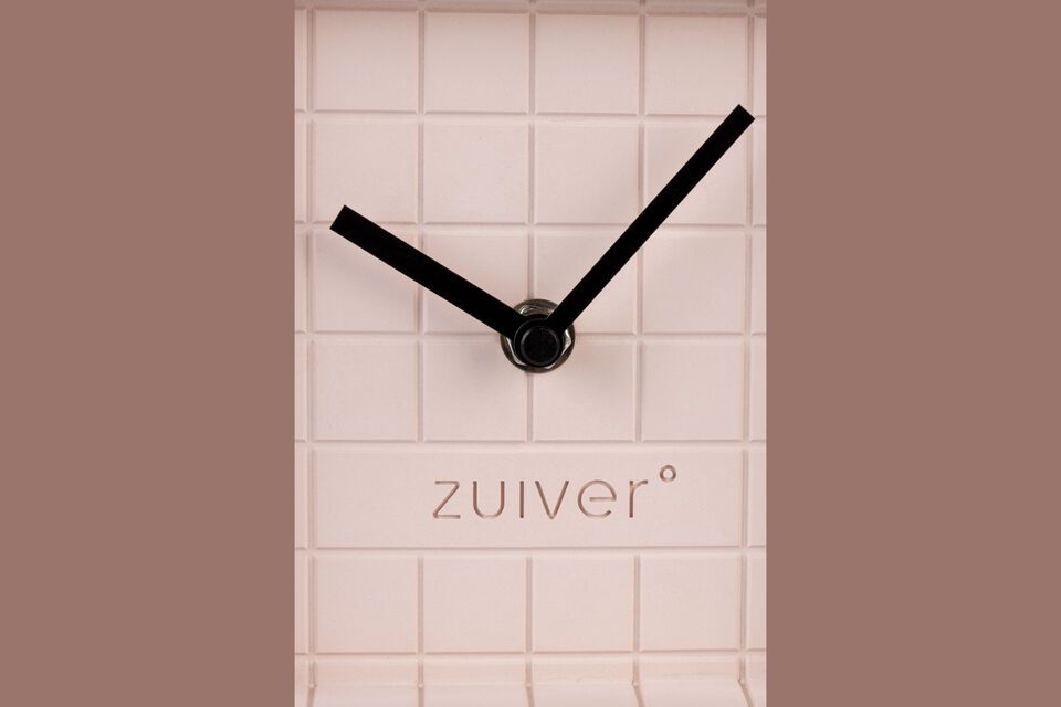 Pink concrete clock Cute - 6