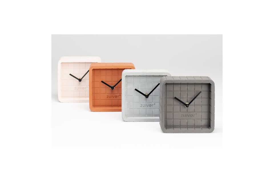 Pink concrete clock Cute - 5