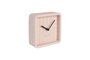 Miniature Pink concrete clock Cute Clipped