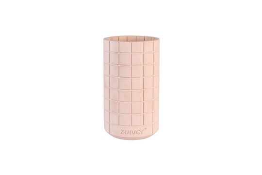 Pink concrete vase 26 cm Fajen Clipped