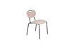 Miniature Pink fabric chair Aspen 3