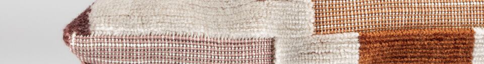 Material Details Pink fabric cushion Festive