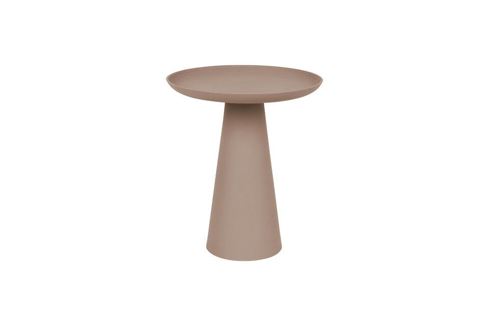 Pink metal side table Ringar White Label