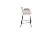 Miniature Pink velvet counter chair Brit 7