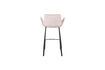 Miniature Pink velvet counter chair Brit 9