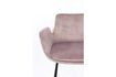 Miniature Pink velvet counter chair Brit 12