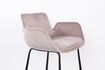 Miniature Pink velvet counter chair Brit 13