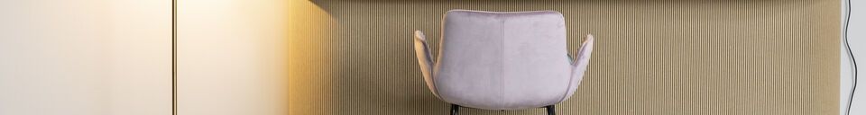 Material Details Pink velvet counter chair Brit