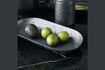 Miniature Pion black stoneware tray 2