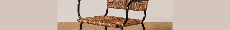 Material Details Pisang brown rattan chair