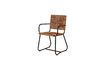 Miniature Pisang brown rattan chair 5