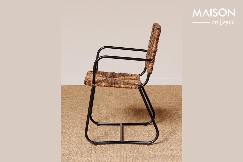 Opt for natural elegance with our rattan chair.