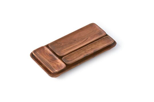 Planki cognac acacia wood tray Clipped