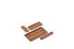 Miniature Planki cognac acacia wood tray 7