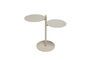 Miniature Platform sand metal side table Clipped