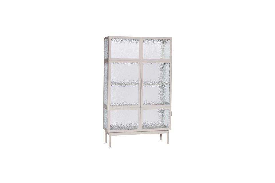 Plex grey glass display case Hübsch