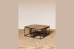 Miniature Pocket brown teak coffee table 2