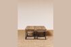 Miniature Pocket brown teak coffee table 1