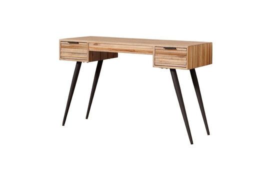 Pocket brown teak desk