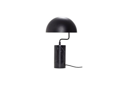 Poise black metal table lamp Clipped