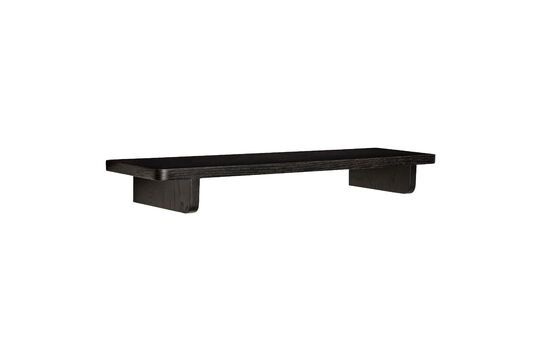 Poke black oak veneer shelf Clipped