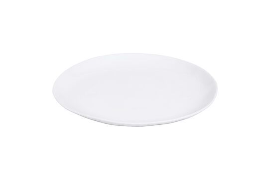 Porcelino White oval dinner plate Clipped