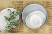 Miniature Porcelino White oval dinner plate 2