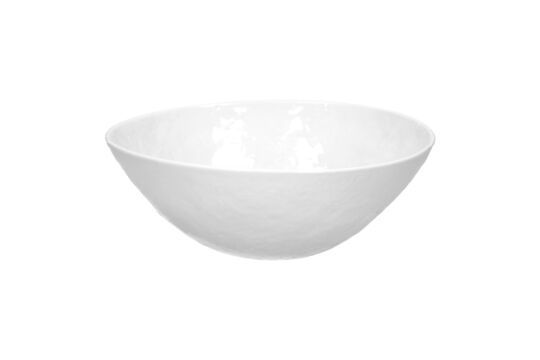 Porcelino white salad bowl Clipped