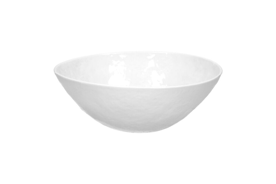 Porcelino white salad bowl Pomax