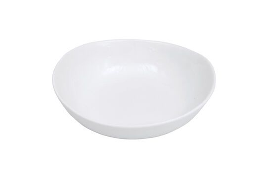 Porcelino white soup bowl Clipped