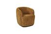 Miniature Porterville armchair in camel bouclé fabric 1