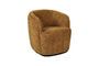 Miniature Porterville armchair in camel bouclé fabric Clipped