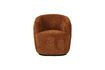 Miniature Porterville rust bouclé fabric armchair 1