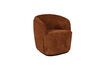 Miniature Porterville rust bouclé fabric armchair 6