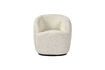 Miniature Porterville white bouclé fabric armchair 5