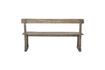 Miniature Portland beige reclaimed pine bench 5