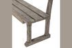 Miniature Portland beige reclaimed pine bench 9