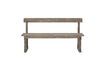 Miniature Portland beige reclaimed pine bench 8